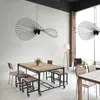 Nordic Black Straw Hat Chandelier 60-200cm Big Pendant Lamp for Living Room Bedroom