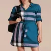 Casual Dresses Designer Women Shirt Fashion Slim Classic Pattern Silm 23SS Womens Clothing S-2XL