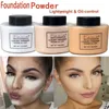 Face Foundation Powder Oil Control Contour Full Coverbanana genomskinlig Mineral Makeup Bas Matte Make Up 240428