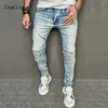 Jeans masculin 2024 hommes vintage pantalon pantalon de la démin