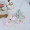 Flores decorativas Galsang-Single Stem Flocking Calliopsis Artificial Flower Fake Home Decoration Ornamental