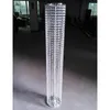 Candle Holders 120CM/ 47" Tall 22 CM Diameter Crystal Wedding Road Lead Acrylic Centerpieces For Marriage Event Party Decoration 6PCS