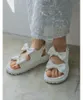 Повседневная обувь Японская сладкая Zapatos Mujer Beach Sandals 2024 Летняя платформа Женщины сплайдировали на каблуках