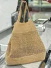 Moda Raffias Straw Słomowe torby na ramię luksusowe torebki damskie duża zdolność plażowa torba na plażę 3 Kolor Luksus