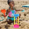 Sand Play Water Fun Beach Toys Wasserspielzeuge Räder Kinder Hourglas Sandbox Tower Trichter Outdoor Kindertisch Sommerspiel Badewanne Setl2405