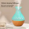 Creative New Mushroom Wood Grain Humidifier USB Silent Colorful Air Vase Water Replenishing Atomizing Fragrance Spray Instrument