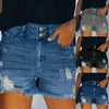 Short féminin mode coréen déchiré en denim Summer femme 2024 jeans de taille high de la taille mince et pantalon féminin