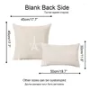 Cuscino bohémien mandala cuscini decorativi casi di divano geometrico a strisce bianche e nere copertura per soggiorno fondama de cojin