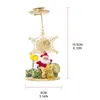 Candle Holders 68UE Christmas Holder Santa Elk Snowflake Star Candlestick For Xmas Wedding Party Home Bedroom Table Decoration Desktop