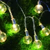 パーティーデコレーションウェディングノベルティ2.5m LEDフェストーンクリスタルボールストリングランプフェアクリスマスライトガーランドライトガールランドルミネーズ