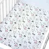 Sets de cama lençóis de berço para bebês e crianças pequenas no conjunto de colchões de algodão de muscular