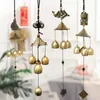 Decorative Figurines Japanese Wind Chimes Copper Bell Outdoor Yard Garden Supplies Door For Home Car Hanging Decor