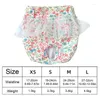 Dog Apparel Pet Briefs Floral Design Floral Reutilable Shorts lavável para cães pequenos Menstruação de roupas íntimas Frela -Sanitária calça