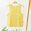 Camisole Baby Girls Jungen ärmellose Weste Kinderbrief Druck Jugend Singles 2023 Sommer Top Childrens Casual Clothingl2405