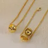 Nuove collane per la catena di design in collana di lusso d'oro per donna fornitura di gioielli da regalo per la moda