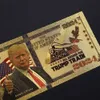 Banknote Trump 45th Président 2024 Donald of American Gold Foil Bill US Dollar Bill Fake Fake Money Party Supplies