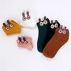 Frauen Socken Frühlings Sommer Mode Süßigkeiten Farbe Ohr Harajuku Geschenk Baumwoll -Knöchel Kurzrohr 3d große Augen