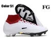 Presentpåse Mens High Ankle Football Boots Ronaldo Cr7 IX Elite FG TNS Cleats Firm Ground Mbappe 9 Neymar Acc Zooms Soccer Shoes Top Outdoor Trainers Botas de Futbol