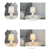 Lampes de table afbc USB rétro plissé à côté de la lampe Bureau mignon pour chambre à coucher lit sans gradins