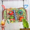 Other Bird Supplies Foraging Wall Toys 7x11 Inches With Various Cage Accessories Climbing Hammock Parrot Rattan Woven Mat For Budgie
