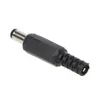 ESCAM 10 PCs 5.5x2.5mm 5.5x2.1mm machos dc em linha tampa de plástico do conector do conector do conector da tomada do plugue