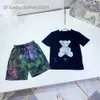 Dhgate Designer Summer Childrens Set Set Boys and Girls Sport Set Baby Completed Clothing Clothing Детский набор