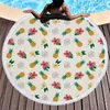 Ręcznik Soft Fruit Bath Prysznica Szybka suszona okrągła ananasowa plaża stroja kąpielowa Mikrofibra Mikrofibra Mikrofibra Mikrofibra Ket