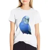 Polos Blue Budgie Parakeet Lovers Design T-shirt Vêtements d'anime T-shirts femme mignonnes
