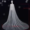 Wedding Hair Jewelry Womens Cape Long Wedding Cloak Bridal Cape Veil Simple Bolero Bridal Soft Tulle Shawl Long Sleeves Wedding Jacket Wrap Bridal Bolero VG21