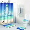 Tappetini da bagno zeegle 4pcs tappeto tappeto tappeto assorbente lavabile lavabile non skid tappeti da toilette morbida microfibra tappeti