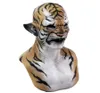 Scary Tiger Animal Maske Halloween Carnival Night Club Masquerade Headcear Masken Klassische Performance Cosplay Kostümprops 2208126041984