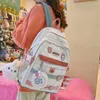 Rucksack schöne Frauen vielseitige Tasche Farbe Match Niedliche Wind Reise College Student Rucksäcke Minderheit Teenager Girl Schoolbag