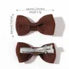 Accessoires de cheveux 10 pièces d'exquise à la main Baby Bow Grosgrane 1.5 Hair Bow Alligator Clip bébé fille et tout-petit accessoires de cheveux Gift D240513