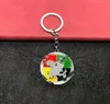 Fashion Zinc Alloy Gift Keychain Foreign Trade Cross-Border Metal Key Ring Factory Ventes directes