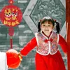 Figurine decorative nodo cinese Tasella rosso anno 2024 Ornament Dragon Decoration Festival Spring Festival Lucky Oriental Ciondolo