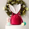 Tas decoratie snoeptrekking cadeau groothandel emmer veet bunny paasmand 1106