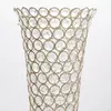 Vases 10pcs Style européen Simple Quincaillerie Iron Iron Art Electroplaste Golden Crystal Belder Bijoux Home El Decoration