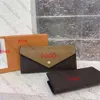 Portefeuille de créateur 2024 Sac d'embrayage de mode Sac de portefeuille imprimé Sac de portefeuille féminin Couleur assortie Boîte cadeau de sac à main haut de gamme