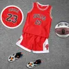 2324 Boy Girl 23 Basketball Jerseys Childrens Uniform Set Jersey Jersey Game Team Training Gest 240511