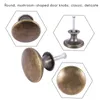 Haken 25pcs Vintage Türschubladenknöpfe 30 mm antike Küchenschrankschrankgriffe für Kommode und alte Bronze