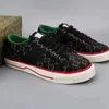 1tennis 1977 повседневная обувь роскошные дизайнеры Мужская обувь Италия зеленая и красная полоса резиновая полоса резиновая подошва растяжение хлопковые кроссовки с низким уровнем кроссовки. Размер 40-46