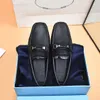 Brand Name Mens Gommino Driving Loafers Dress Business Real Leather Silver Metal Pra Shoes Size 38-46
