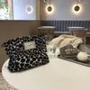 Depolama Çantaları Kadın Leopard Zebra Desen Makyaj Organizatörü Kore Kozmetik Çantası Sevimli Tuvalet Güzellik Kılıfı