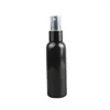 Speicherflaschen 500 x Schwarz Haustier Plastikflasche 2 oz/60 ml Spray Fine Nebel Make -up Toner Körperöl Parfüm Kosmetik Set