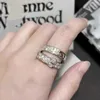 Designer Westwoods Ring Dubbele laag riem gesp.