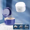 Bouteilles de rangement Boîte de bain dentaire Clai de nettoyage de dents Faux avec des boîtes à récipient en filet suspendues