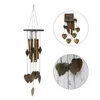 Dekorative Figuren 1PC Antique Wind Chime Copper Yard Garden Outdoor Lebensende Dekoration Metall Chimes Chinese Oriental Lucky Decor