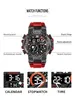 Relógios de pulso SMAEL 8093 SPORT assistir à prova d'água 5bar Dual Time's Watches Men Watches Resistentes Alarm Clock Men