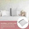 Pillow 2 Pcs Car Decoration Sofa Cover Decorative Household Pillowcases 45x45cm Throw Covers Light Grey Cotton Linen