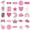 Cute Pink Stickers Aesthetic Trendy Car Sticker Laptop Water Bottle Phone Pad Guitar Bike Luggage Decals for Kids Girls Teens Gifts